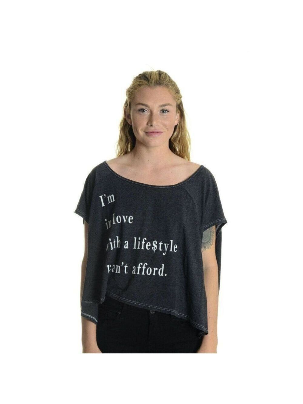 NWT Local Celebrity I'm in Love With A Lifestyle I can’t afford Tee M